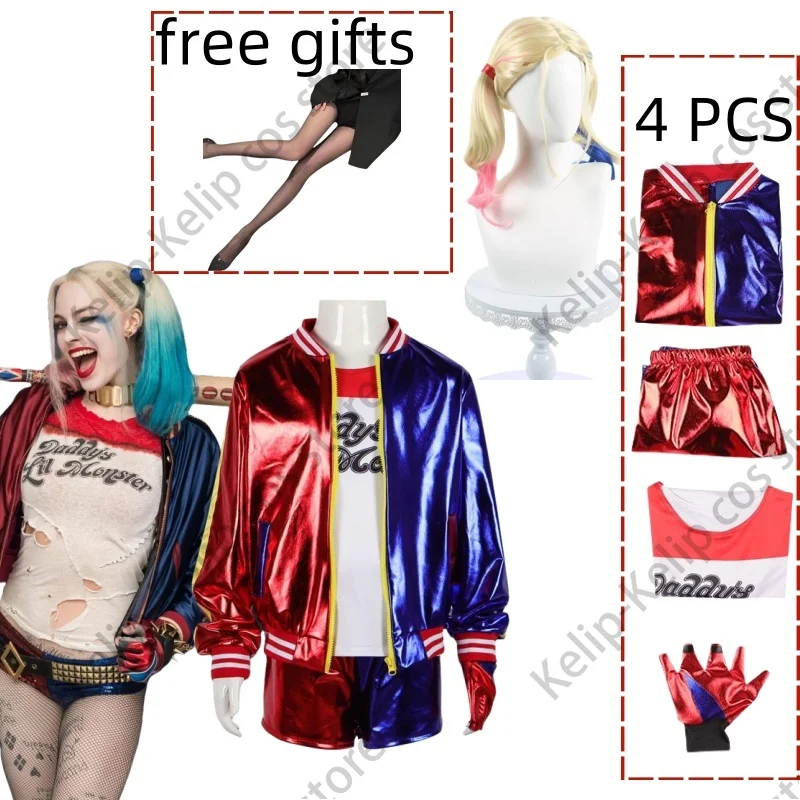 Anime Harley Quinn Cosplay - Anime Harley Quinn Costume Cosplay Vestito