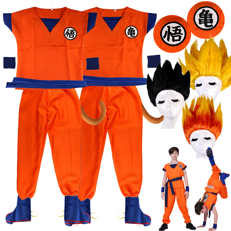 Anime Zoey Cosplay - Halloween Goku Abiti per bambini adulti