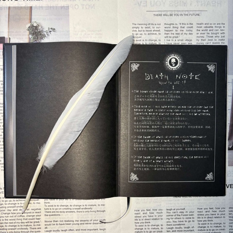 Death Note Replica - Nuovo Quaderno Collezionabile Death Note, Grande