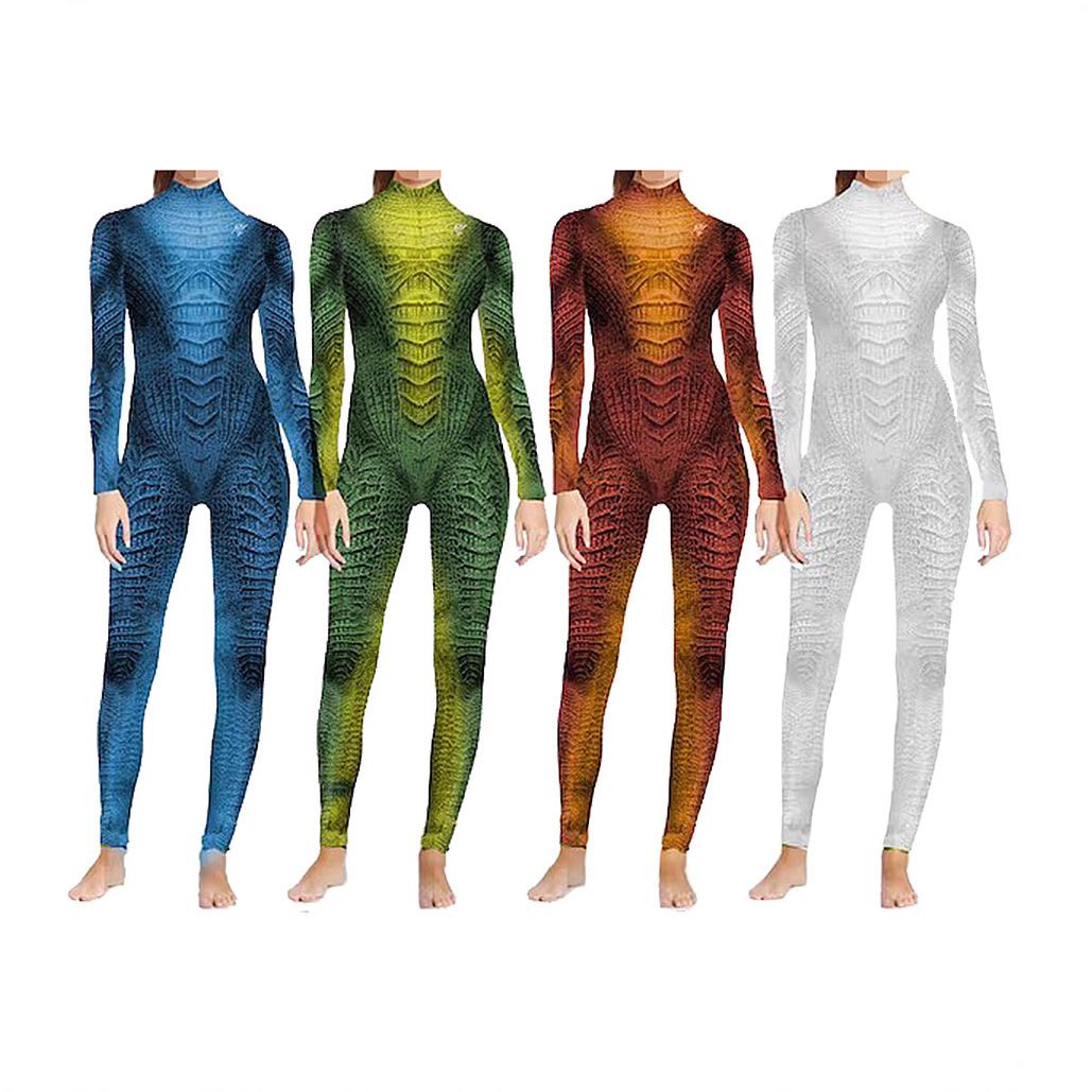 Anime Cosplay Jumpsuit - Rettile Costumi di performance per animali