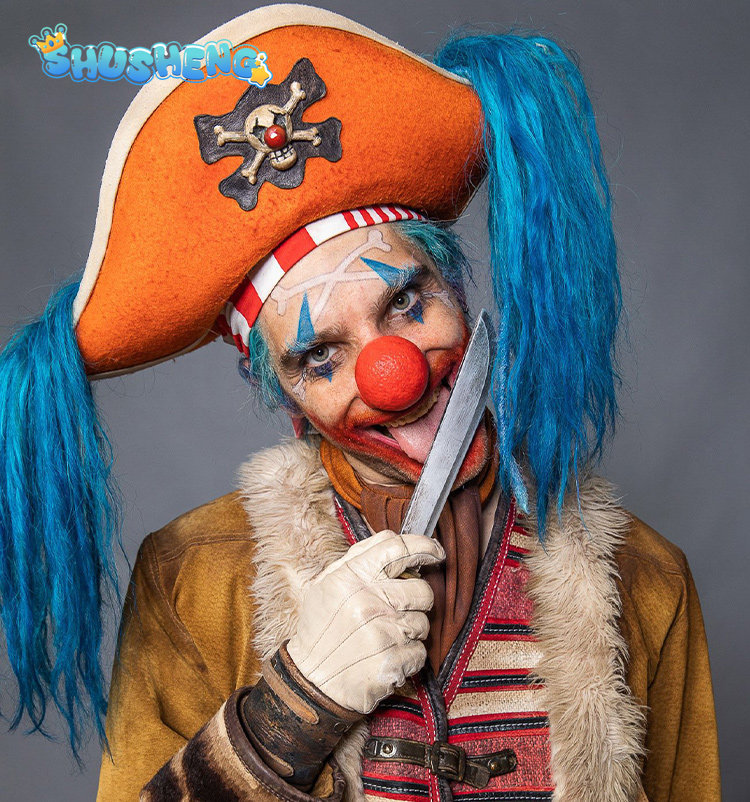 Anime Cosplay High Quality - Costume Cosplay Joker Buggy Anime OP