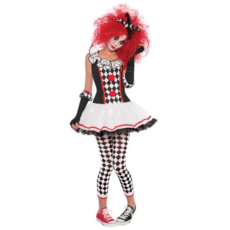 Anime Harley Quinn Cosplay - Costume da mostro clown Harley Harleyquinn