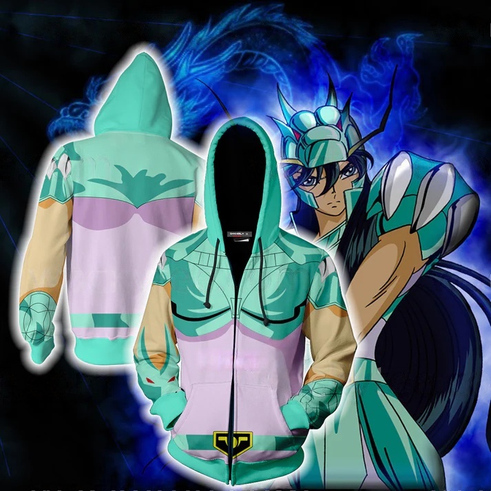 Cosplay Anime Basic - Anime Saint Seiya Felpe con stampa