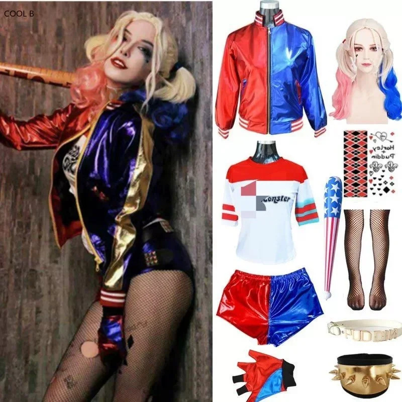 Anime Harley Quinn Cosplay - Aldult Kid Harley Cosplay Anime Figura