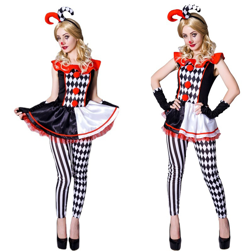 Anime Harley Quinn Cosplay - Costume da mostro clown Harley Harleyquinn