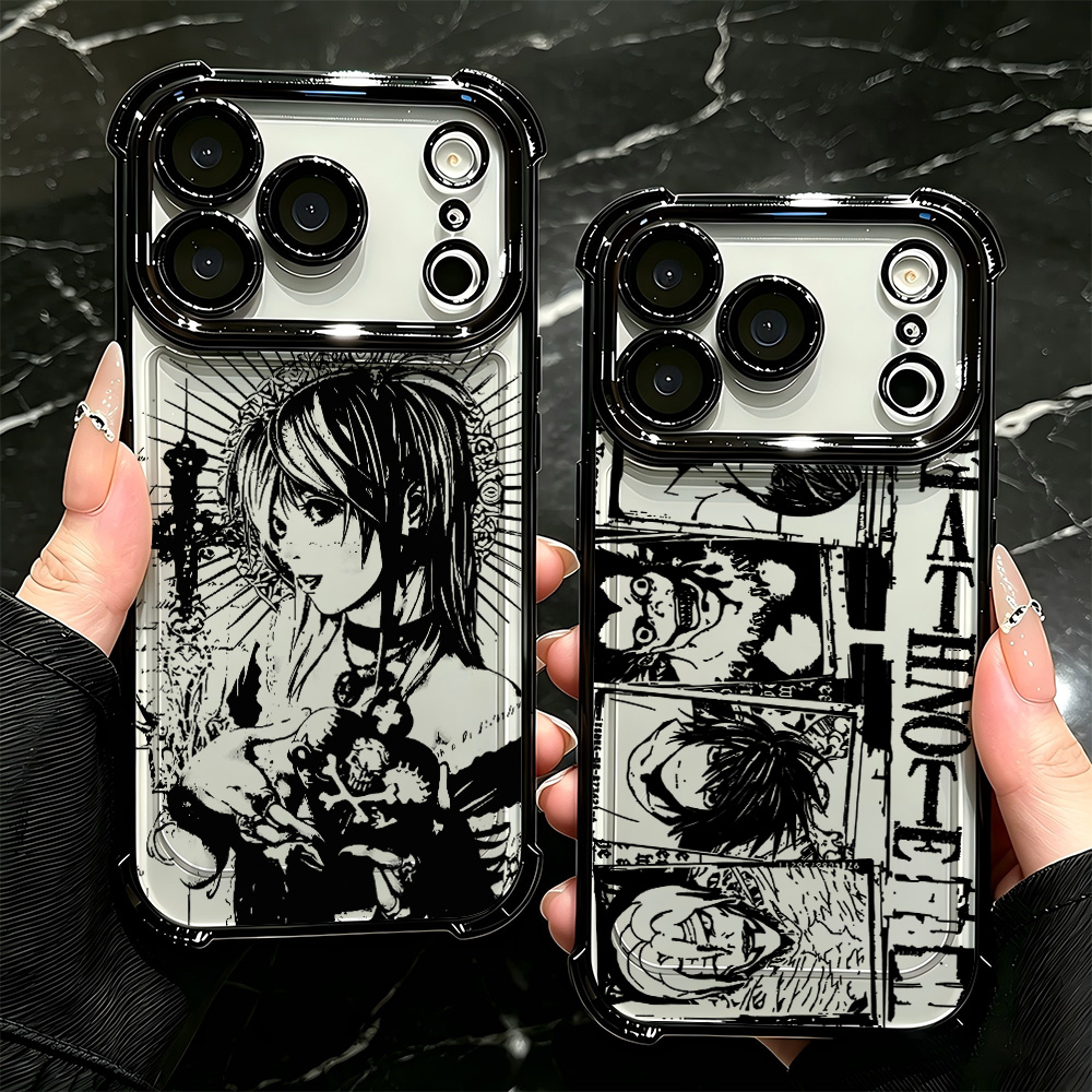 Death Note Replica - Custodia per telefono placcata anti-caduta per