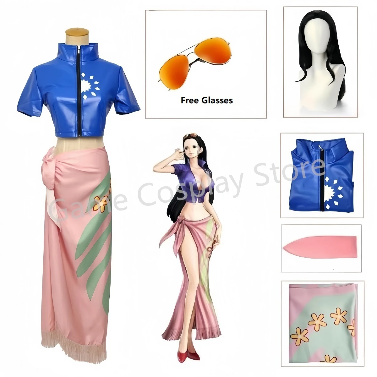 Anime Cosplay Nico Robin - Nico Robin Costume Cosplay Abiti Abiti
