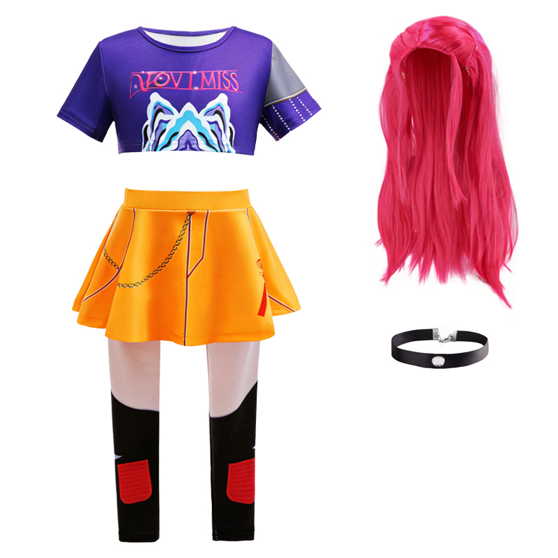 Anime Zoey Cosplay - Costume da ragazza 3PS Costume da