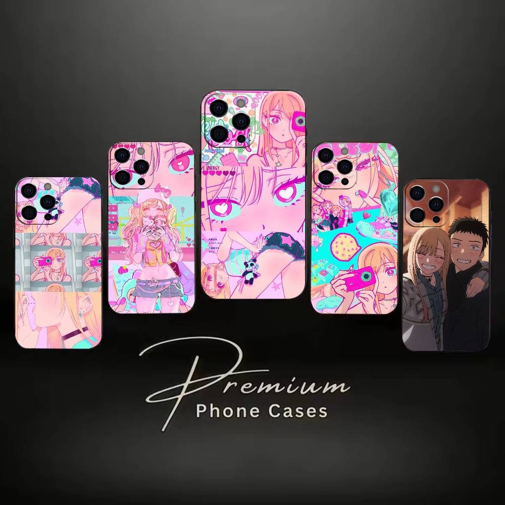 Anime Cosplay Quotes - Cover Morbida Nera per iPhone 16,