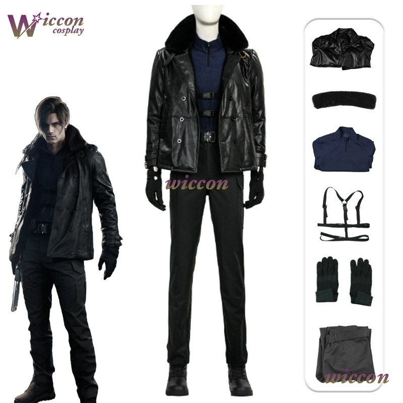 Anime Cosplay Jumpsuit - Costume Cosplay Leon·S·Kennedy di Resident Evil,