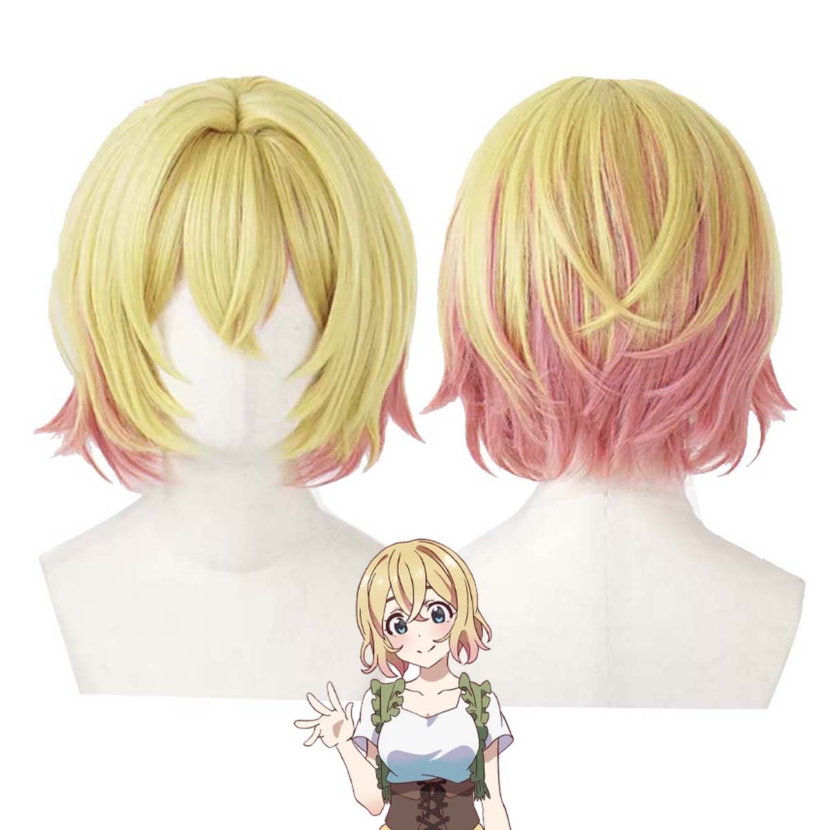 Anime Cosplay Girlfriend - Parrucche Cosplay Corte da Donna Anime