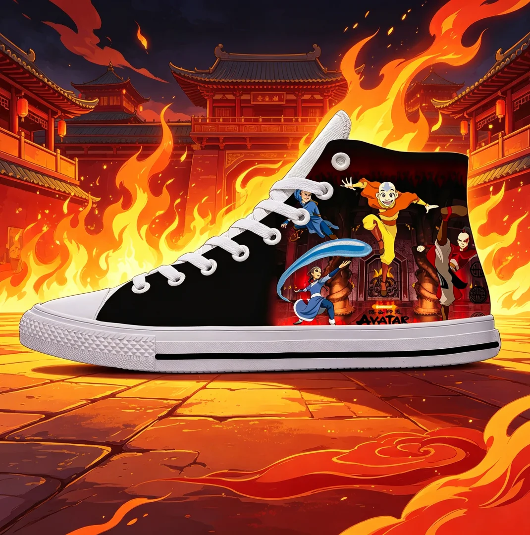 Cosplay Anime Basic - Scarpe Avatar The Last Airbender, Sneakers