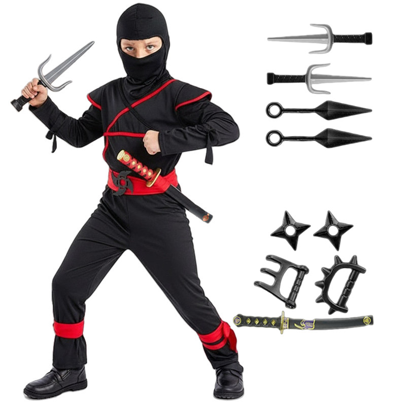 Anime Cosplay Mask - Costume da samurai giapponese per bambini