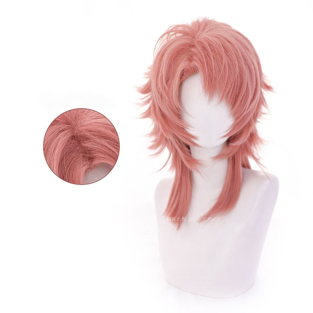 Parrucca Cosplay Sabito Rosa A - Anime Cosplay Orange Hair recensione e prezzo