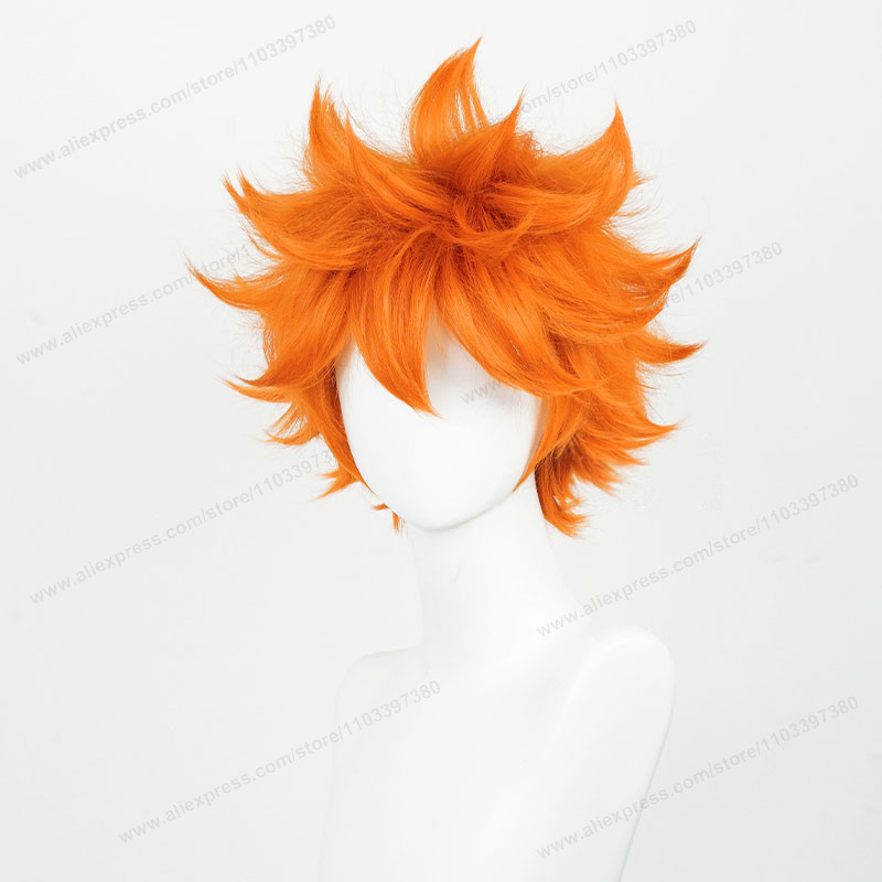 Parrucca cosplay Hinata Shoyo  - Anime Cosplay Orange Hair recensione e prezzo
