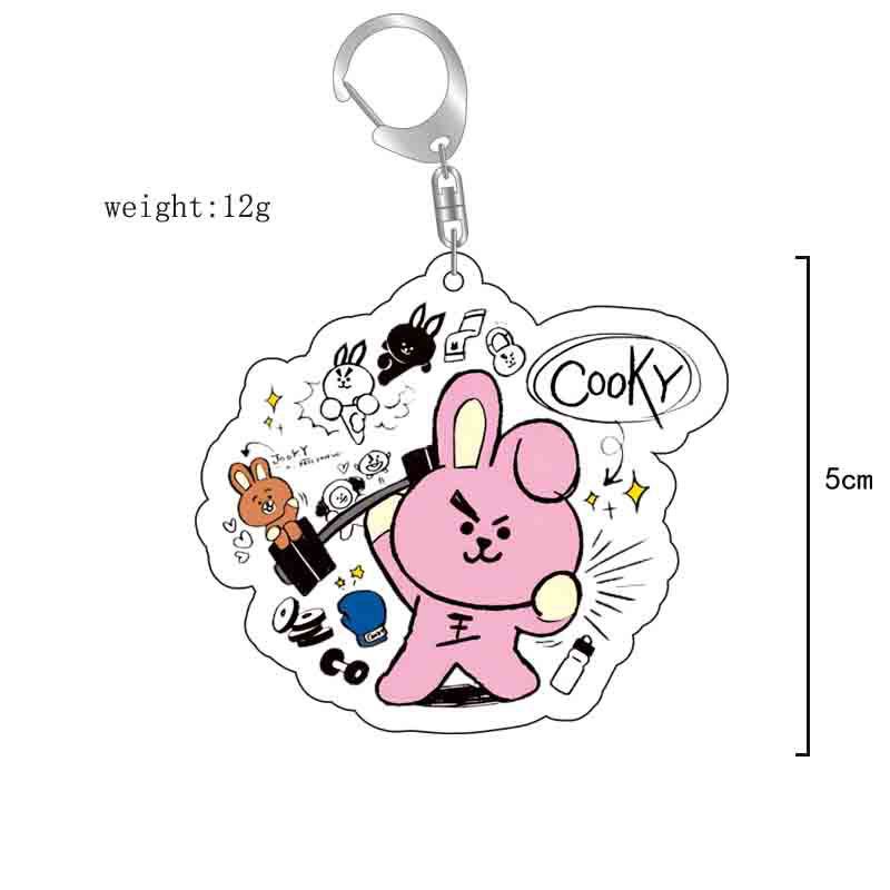 Portachiavi in acrilico BT21 a - Anime Cosplay Girlfriend recensione e prezzo