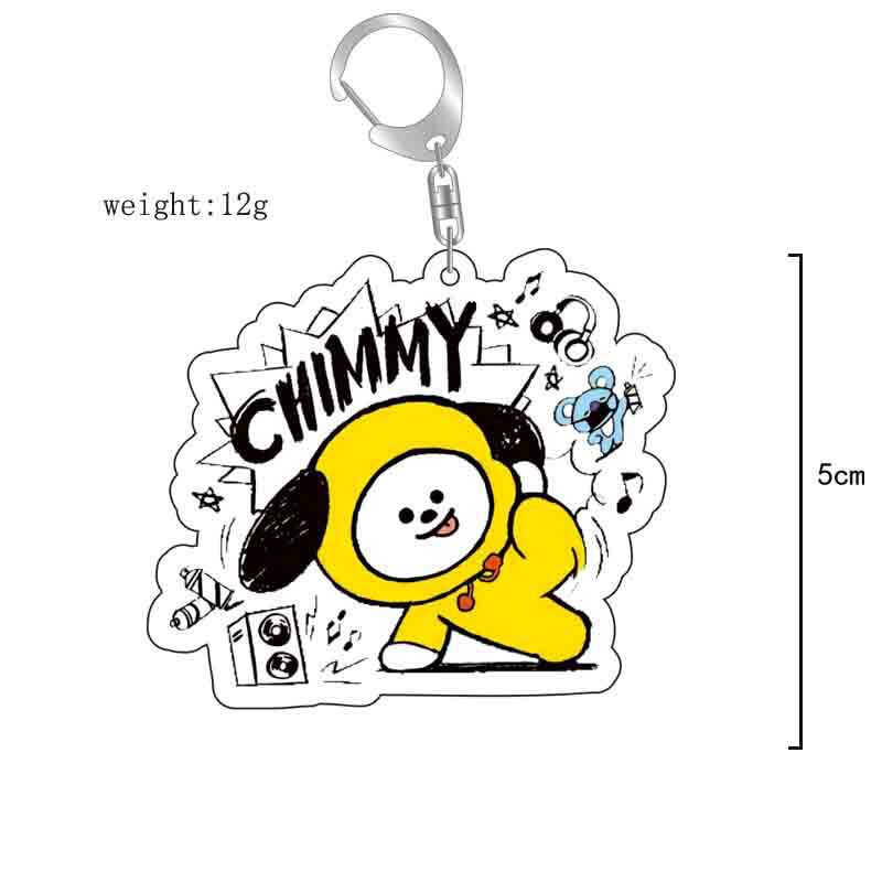 Portachiavi in acrilico BT21 a - Anime Cosplay Girlfriend recensione e prezzo