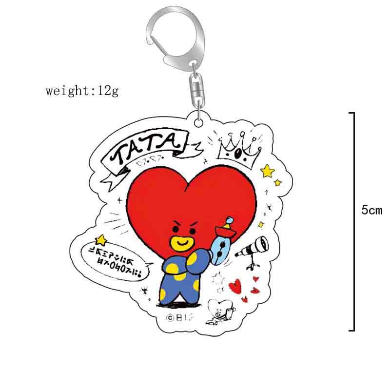 Portachiavi in acrilico BT21 a - Anime Cosplay Girlfriend recensione e prezzo