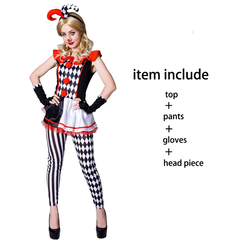 Costume da mostro clown Harley - Anime Harley Quinn Cosplay recensione e prezzo