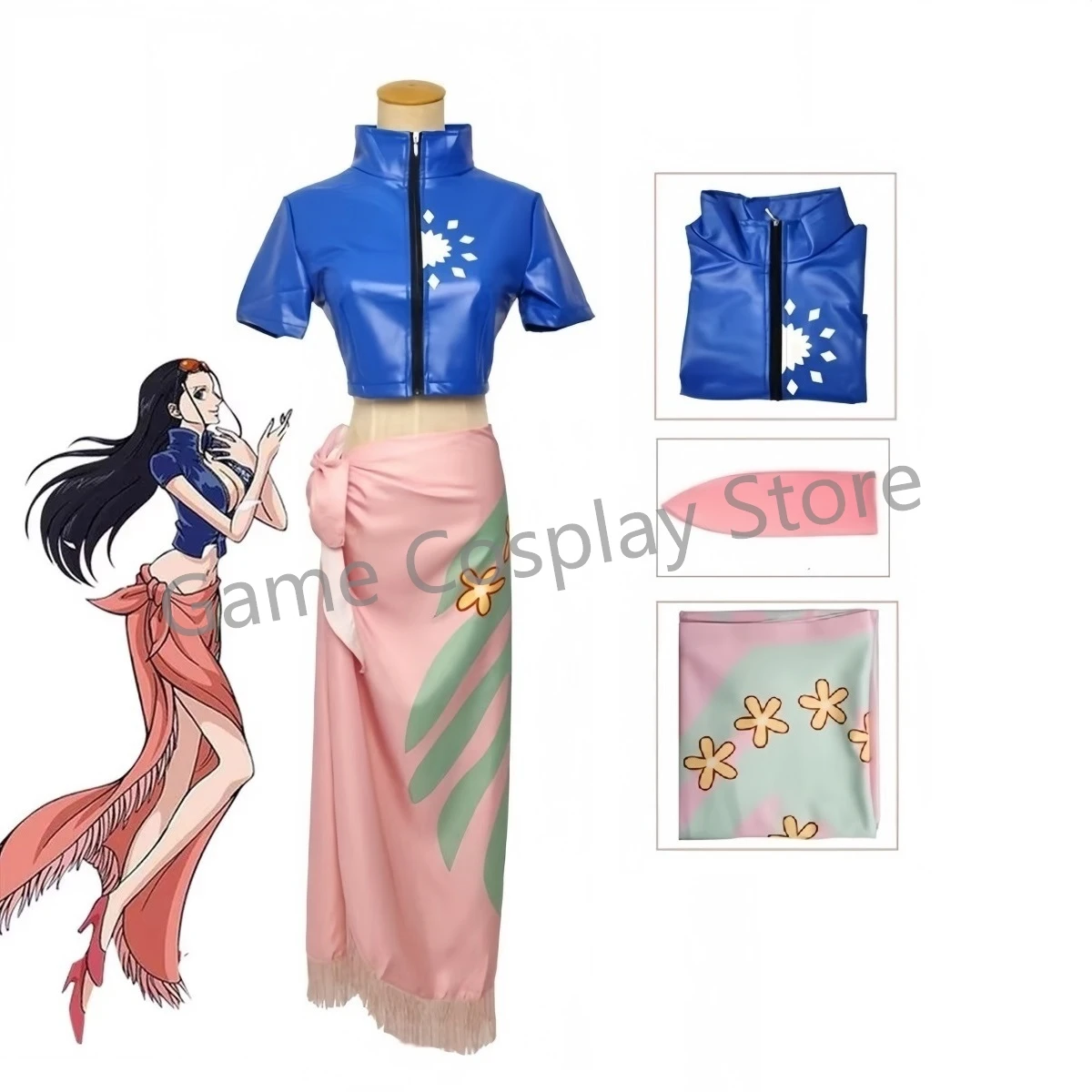 Nico Robin Costume Cosplay Abi - Anime Cosplay Nico Robin recensione e prezzo