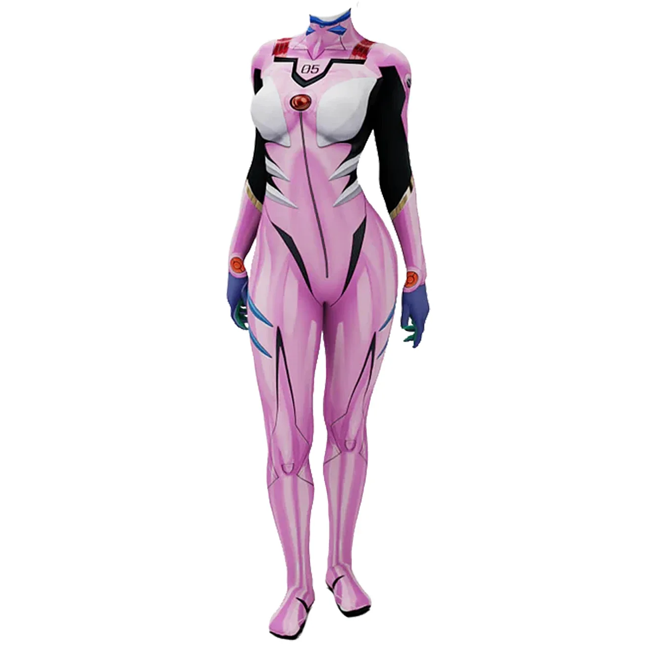 Anime EVA 05 Makinami Costume  - Anime Cosplay Jumpsuit recensione e prezzo