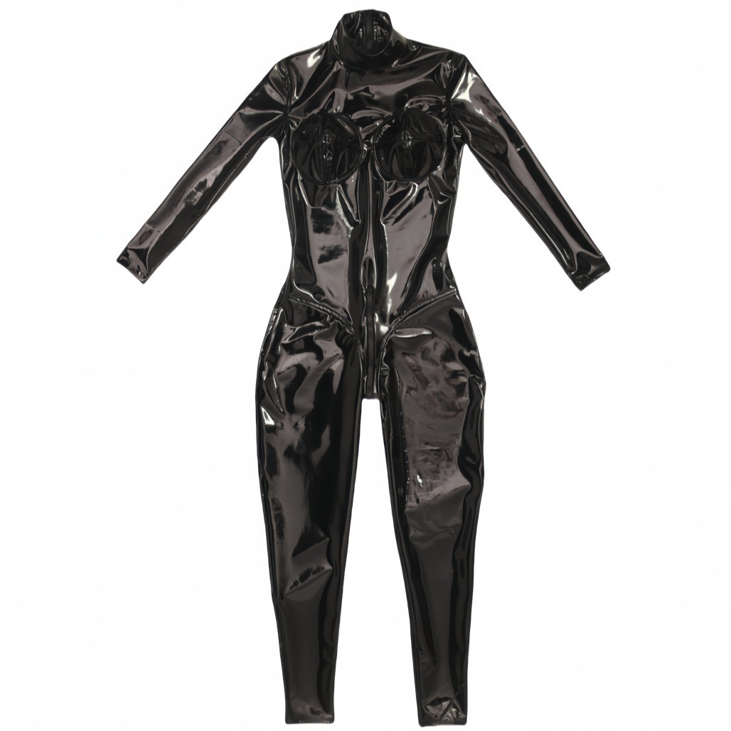 Body da donna sexy in pelle PU - Anime Cosplay Jumpsuit recensione e prezzo
