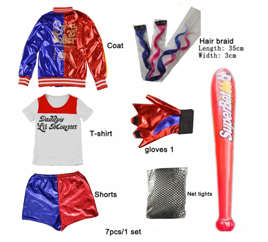 Costumi Harley Cosplay Suicide - Anime Harley Quinn Cosplay recensione e prezzo